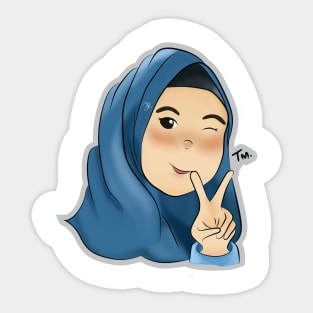 Pujias Hijab Sticker